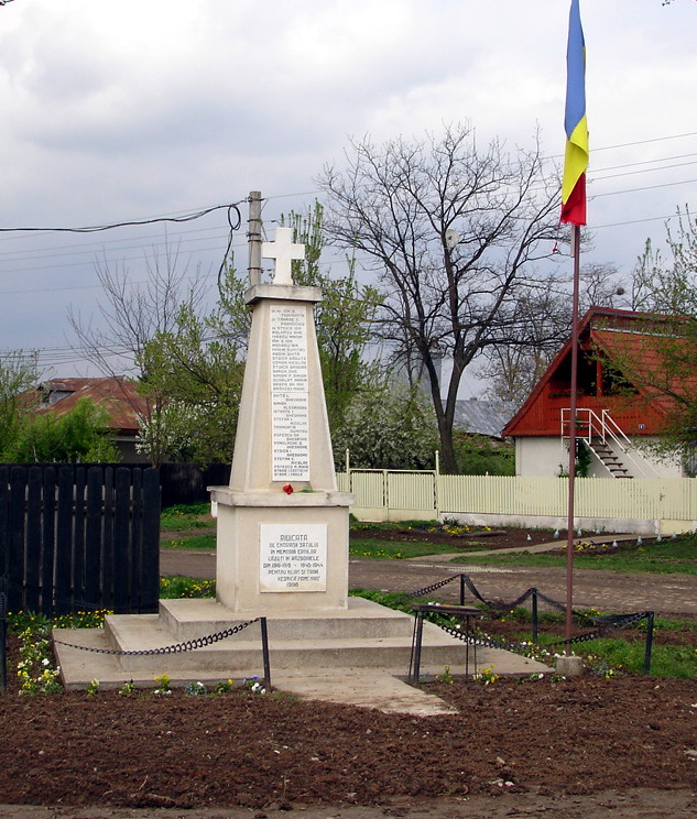 Centrul comunei Moara Vlăsiei