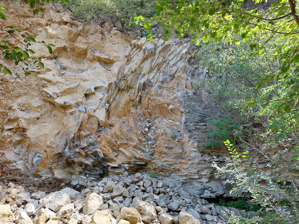 Basalt-Mikro-Canyon von Hoghiz