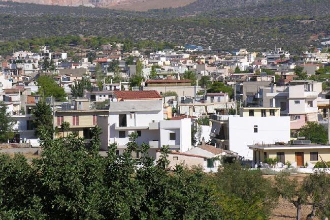 Paysage de Mandra, Mandra