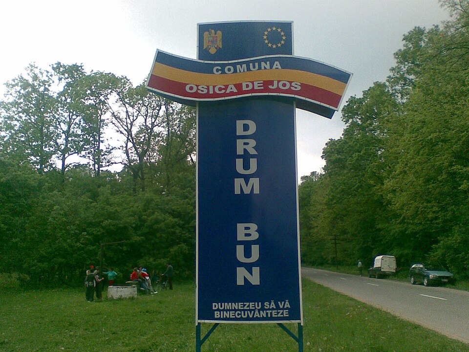 Poteci rurale Osica de Jos, Osica de Jos