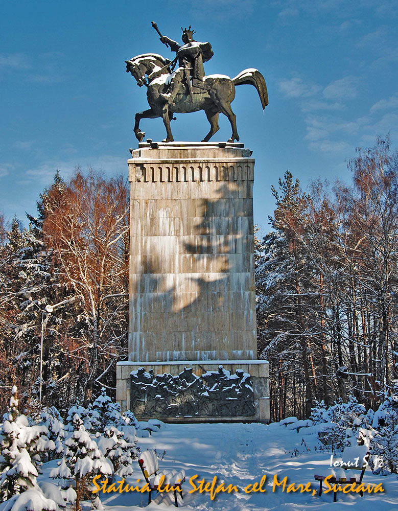 Statua equestre di Stefano il Grande a Suceava