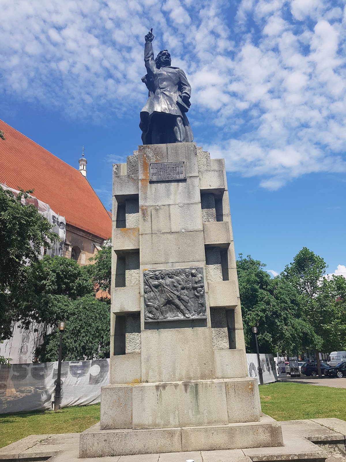 Statue von Andrei Mureșanu
