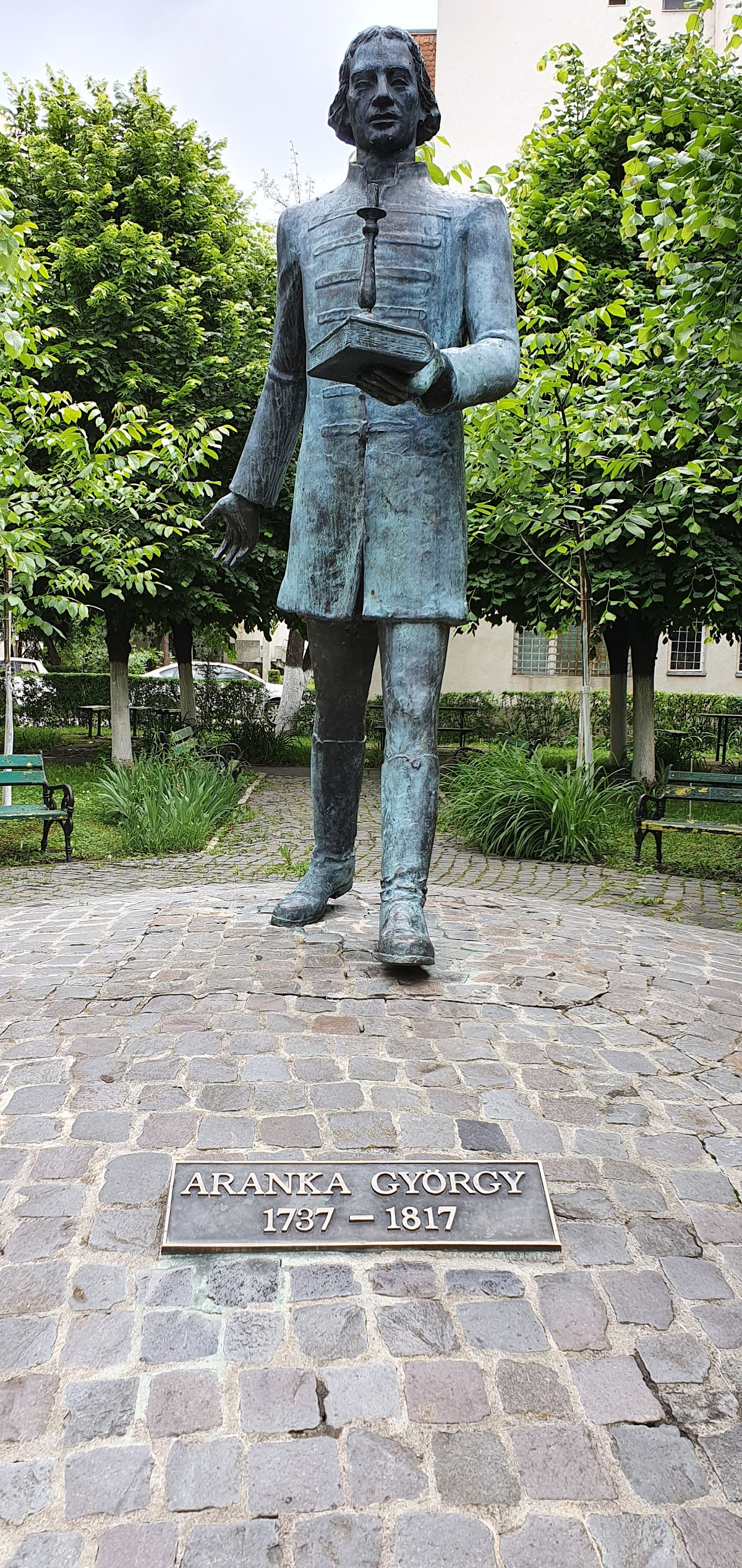 Statuia lui György Aranka din Târgu Mureș, Târgu Mureş