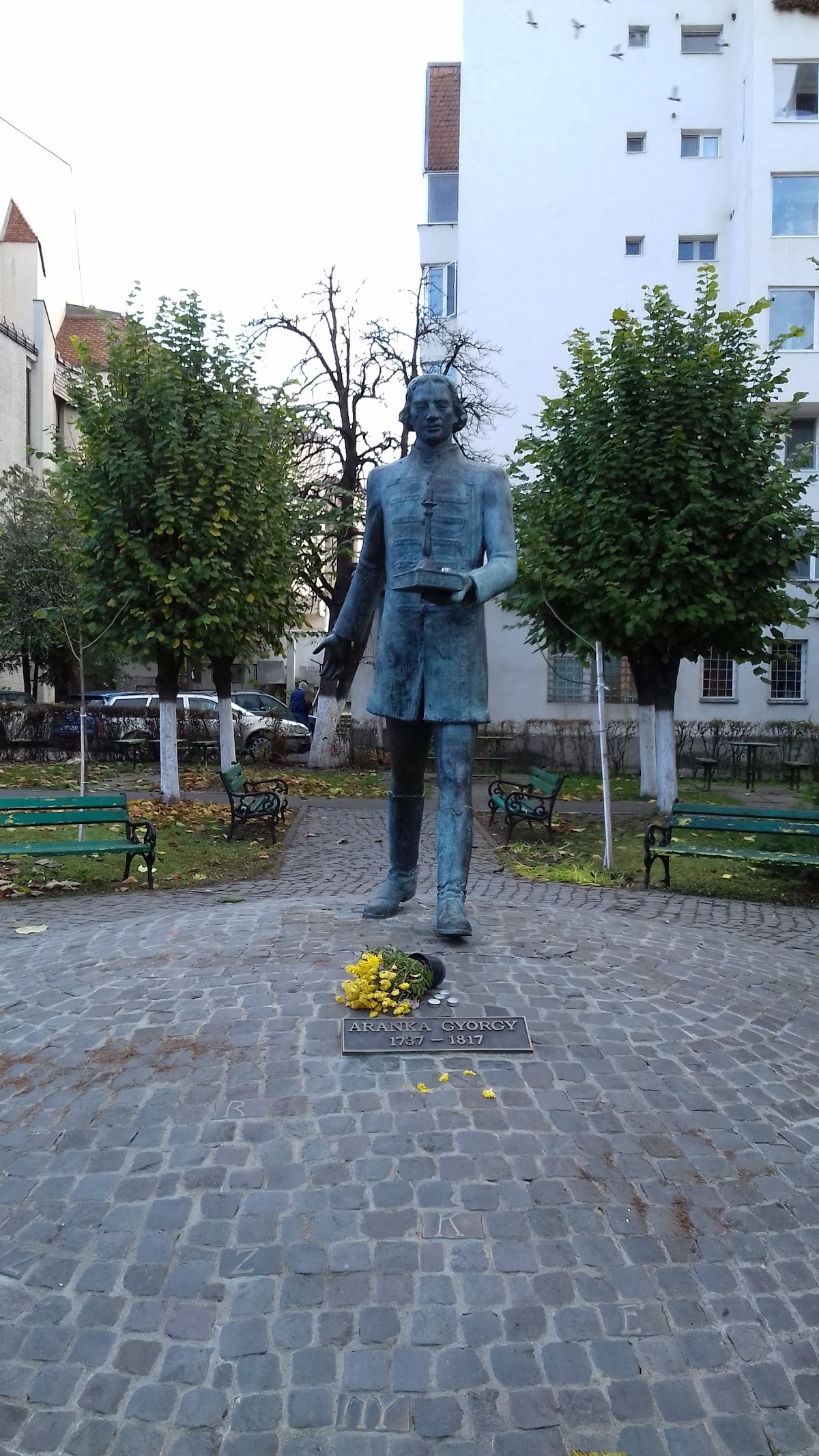 Statuia lui György Aranka din Târgu Mureș - foto 5